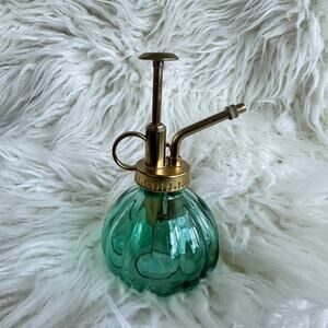 Green Gold Aqua Glass Atomizer Indoor House Plants Water Mister